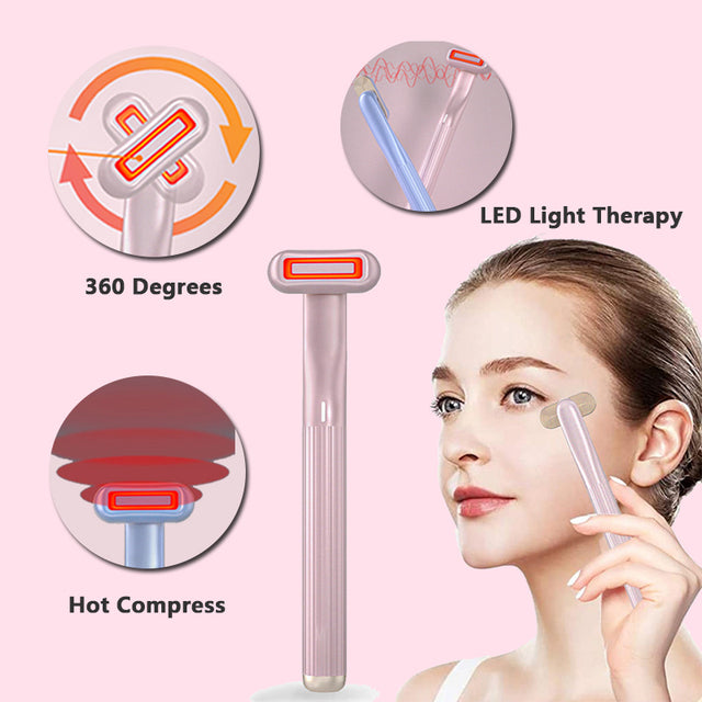 5-in-1 Eye & Face Massager with Red LED